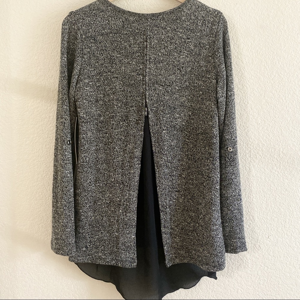 Tribal Jeans Zipper Top